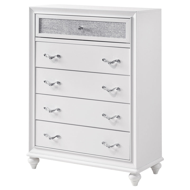 Cómoda de dormitorio de 5 cajones Barzini
