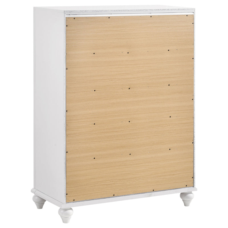 Cómoda de dormitorio de 5 cajones Barzini