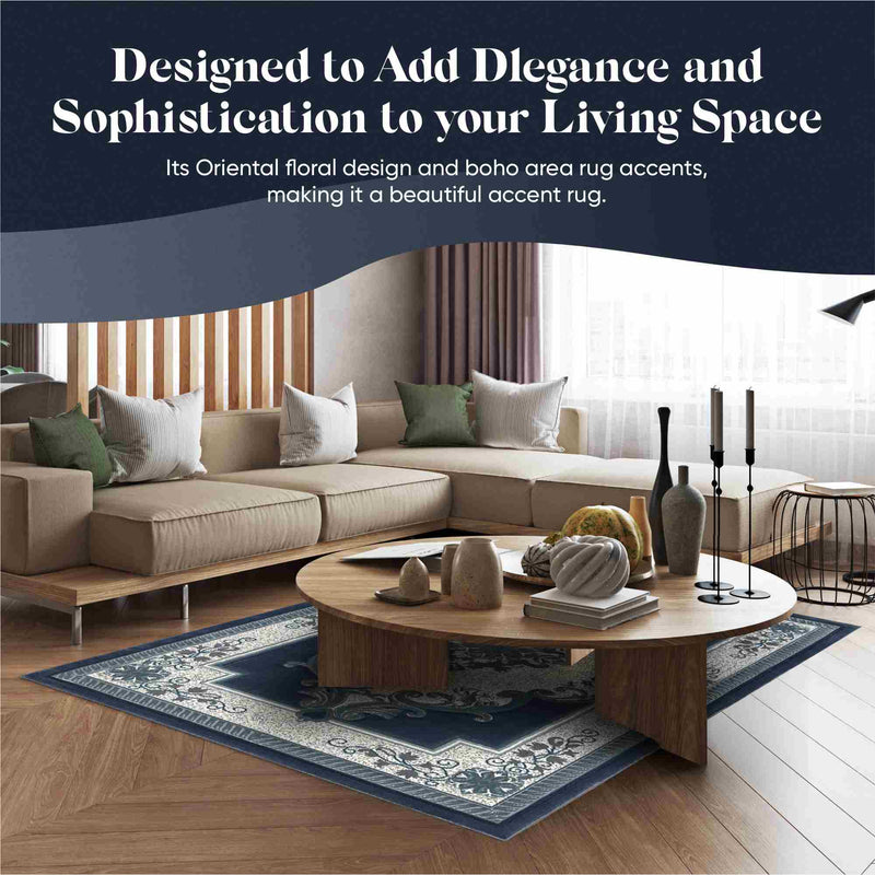 GLAMOUR Design-206 Burgundy 5x8 (5'2x7'5")"
