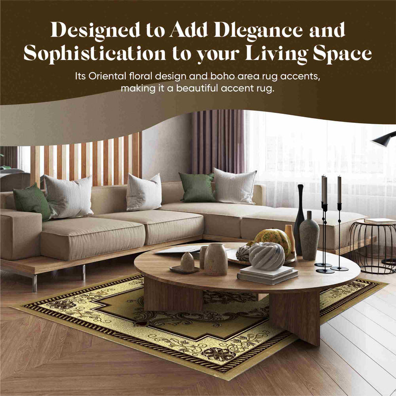 GLAMOUR Design-206 Burgundy 2x3 (1'9x2'6")"