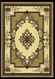 GLAMOUR Design-206 Beige 2x3 (1'9x2'6")"