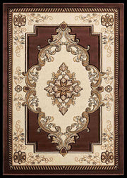 GLAMOUR Design-206 Navy 5 Foot Round (5'3x5'3" Round)"