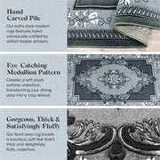 GLAMOUR Design-206 Pearl 5 Foot Round (5'3x5'3" Round)"
