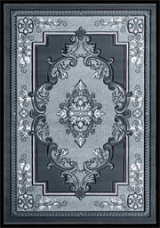 GLAMOUR Design-206 Espresso 8 Foot Round (7'8x7'8" Round)"