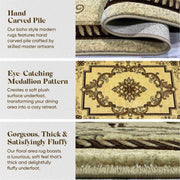 GLAMOUR Design-206 Brown 2x3 (1'9x2'6")"