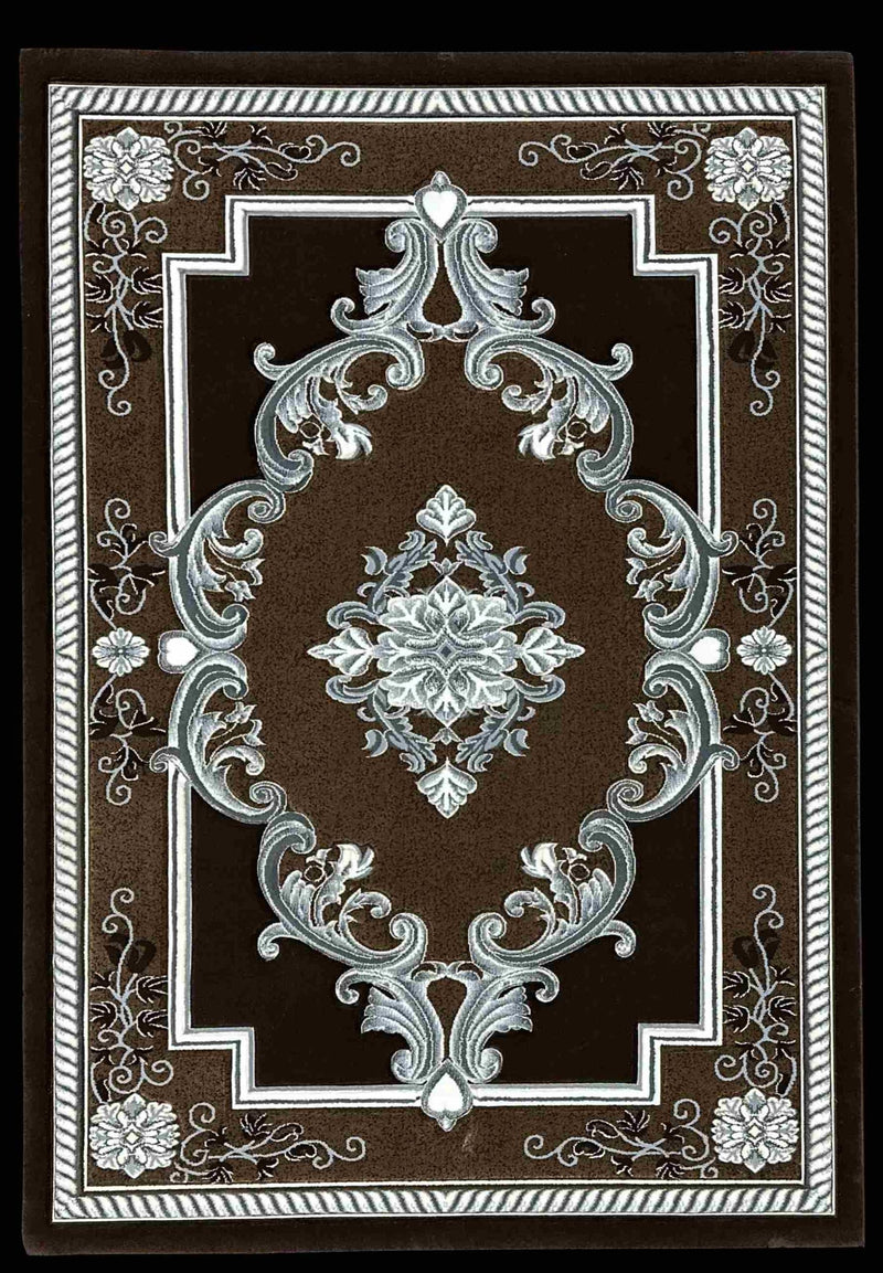 GLAMOUR Design-206 Burgundy 2x8 Runner (2'6x7'9")"