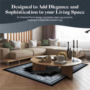 GLAMOUR Design-206 Burgundy 8 Foot Round (7'8x7'8" Round)"