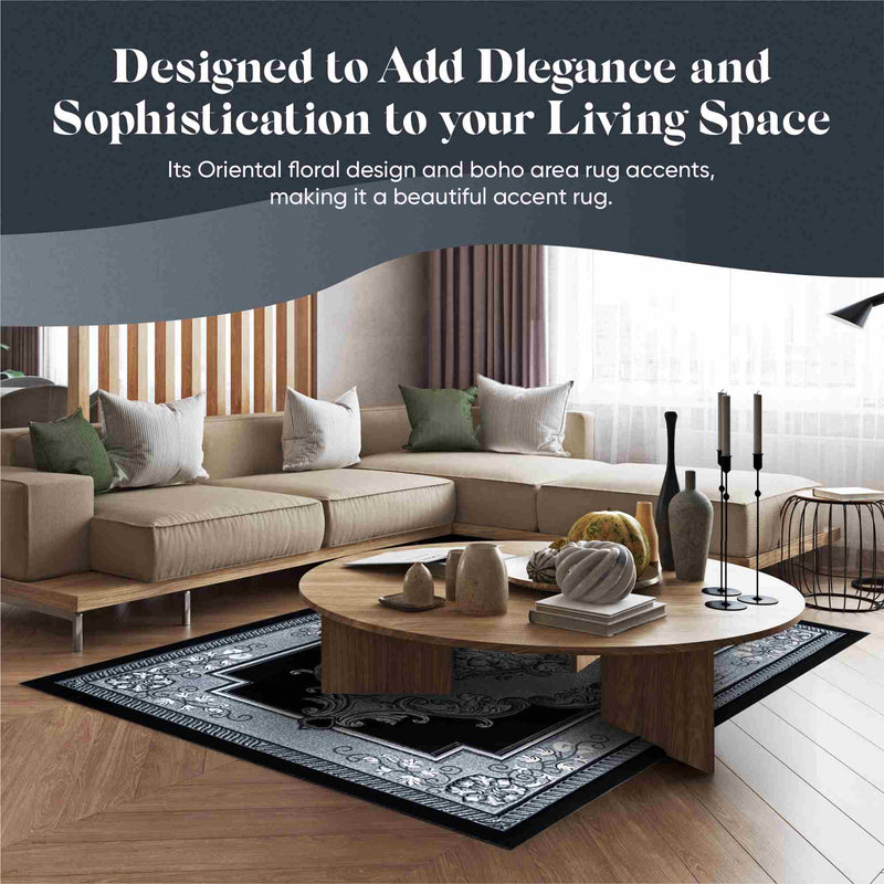 GLAMOUR Design-206 Burgundy 8 Foot Round (7'8x7'8" Round)"