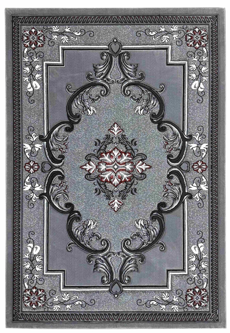 GLAMOUR Design-206 Frost 4x6 (3'9x5'3")"