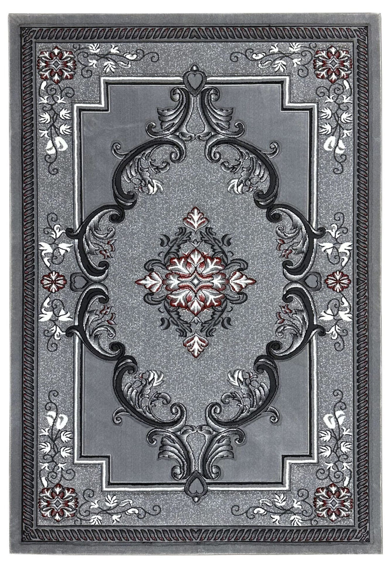GLAMOUR Design-206 Cream 2x12 Runner (2'6x11'5")"