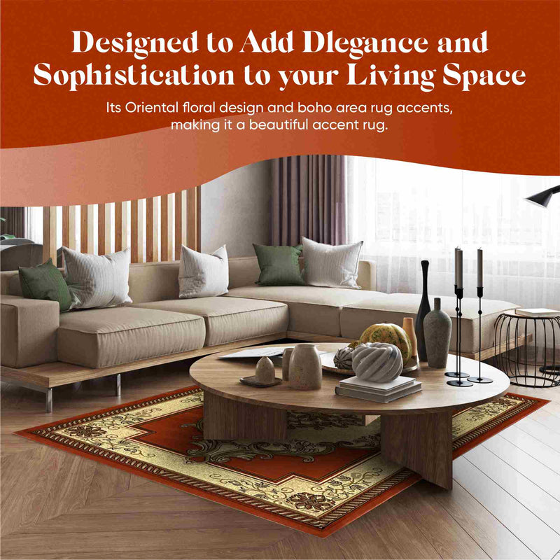 GLAMOUR Design-206 Grey 4x6 (3'9x5'3")"
