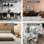 GLAMOUR Design-206 Sand 2x8 Runner (2'6x7'9")"