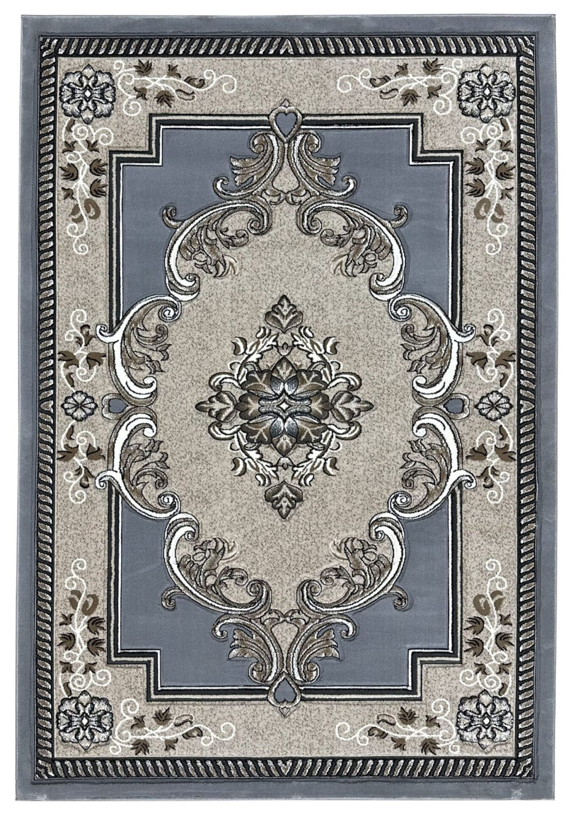 GLAMOUR Design-206 Black 2x4 (2'6x3'9")"