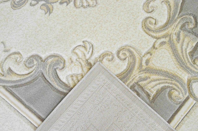 GLAMOUR Design-206 Espresso 5 Foot Round (5'3x5'3" Round)"