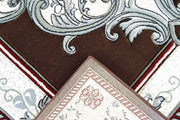 GLAMOUR Design-206 Burgundy 2x12 Runner (2'6x11'5")"