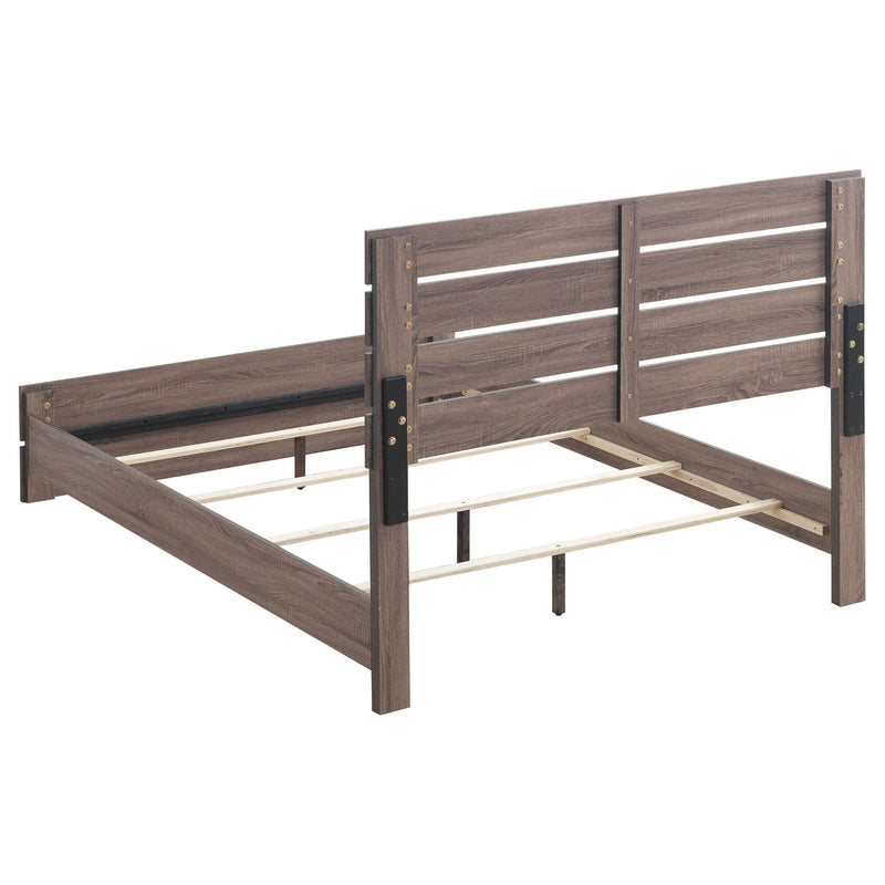 Cama con paneles de madera Brantford