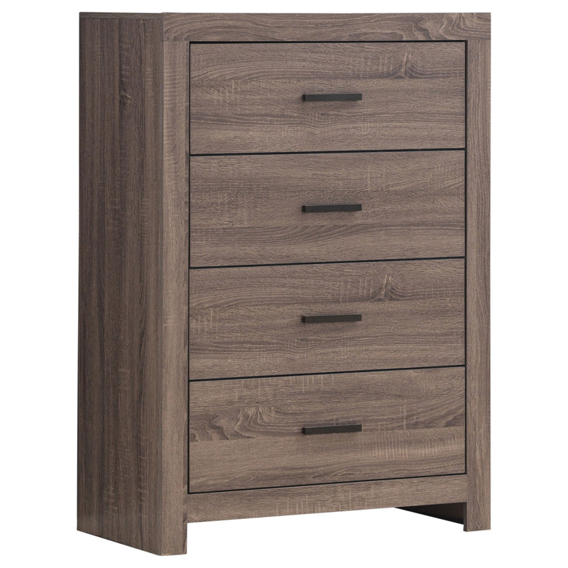 Cómoda de dormitorio Brantford de 4 cajones