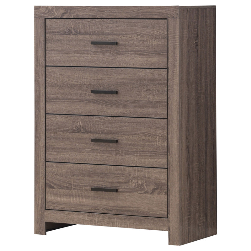 Cómoda de dormitorio Brantford de 4 cajones