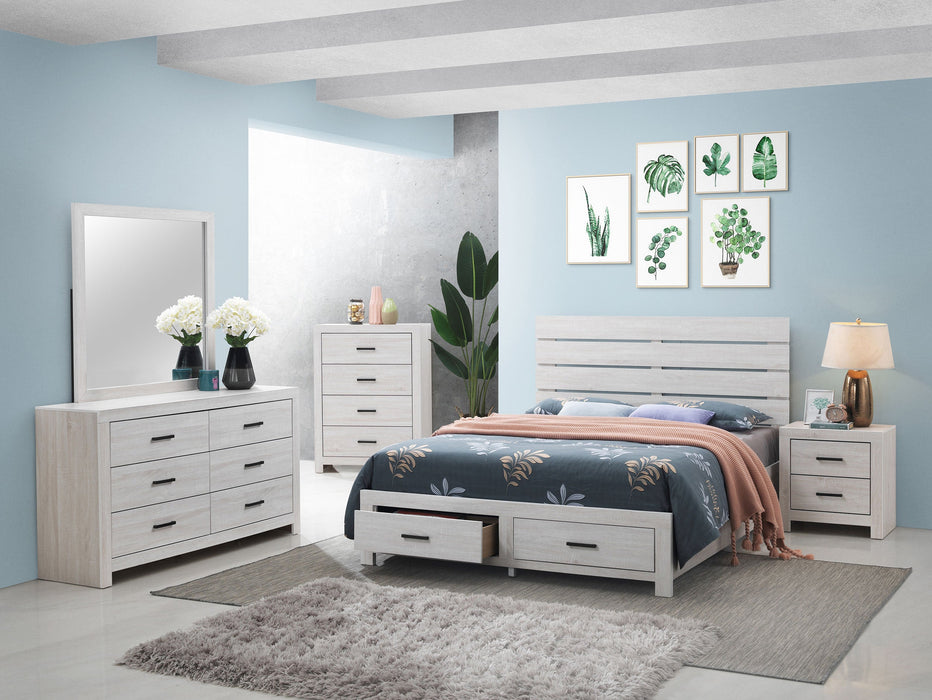 Brantford   Storage Bedroom Set Coastal White