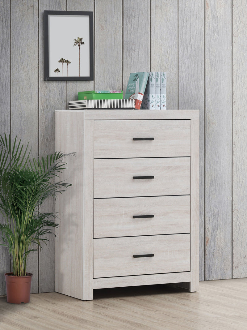 Cómoda de dormitorio Brantford de 4 cajones