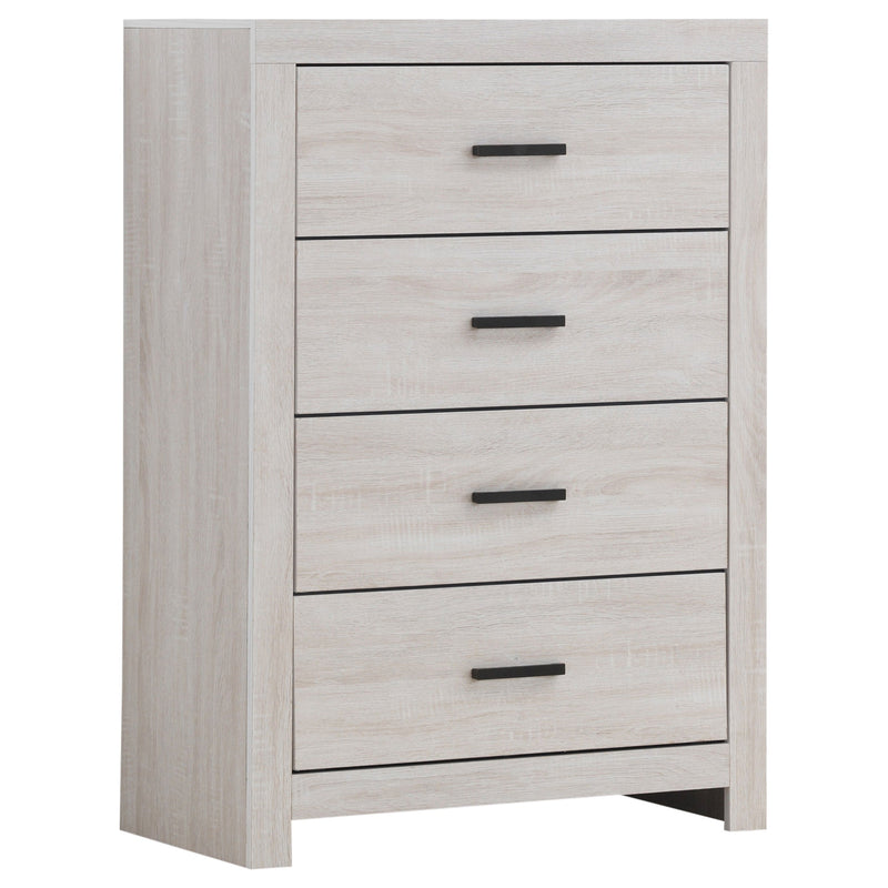 Cómoda de dormitorio Brantford de 4 cajones
