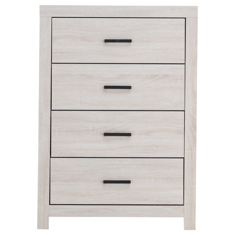 Cómoda de dormitorio Brantford de 4 cajones