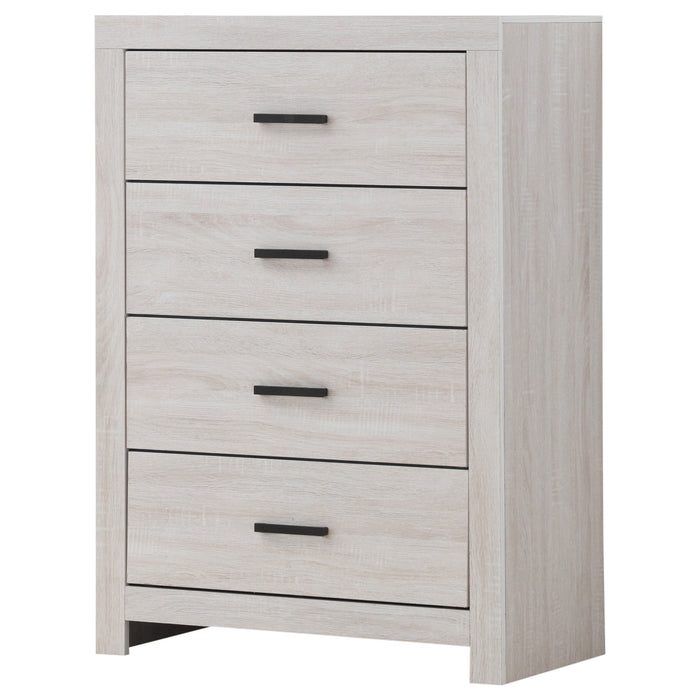 Brantford 4-drawer Chest Coastal White