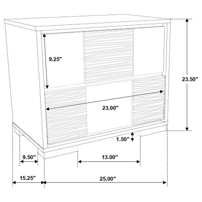 Blacktoft   Panel Bedroom Set Black