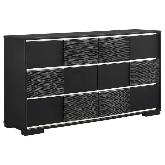 Blacktoft   Panel Bedroom Set Black