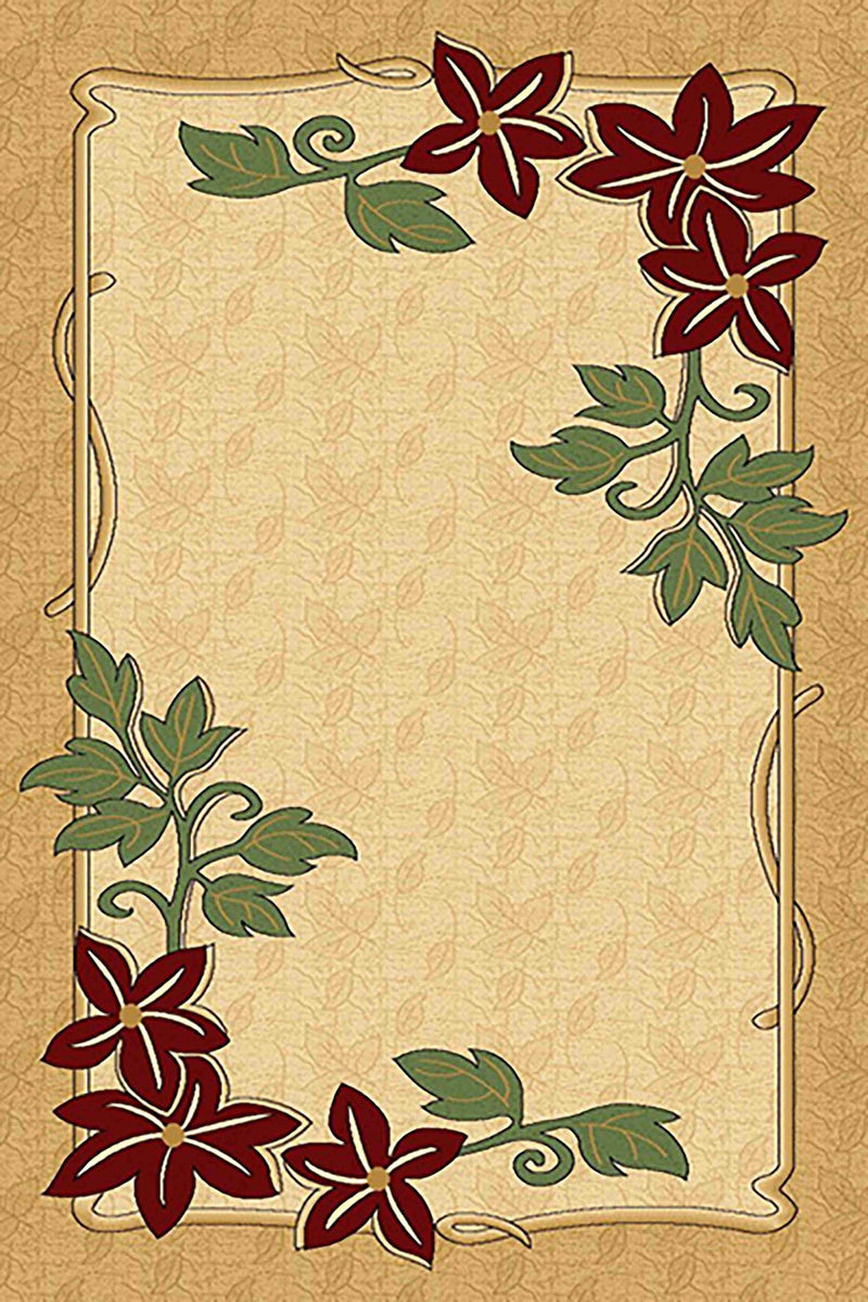 GLAMOUR Design 207 Beige 2x3 (1'6x2'6")"