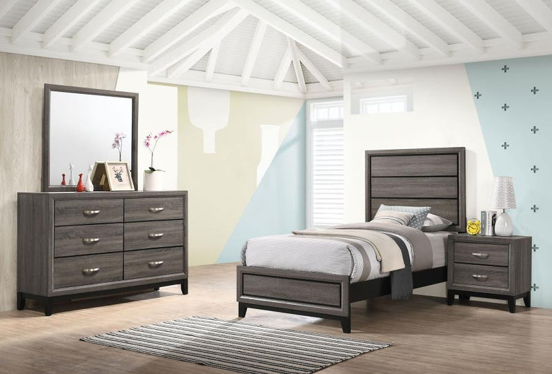 Watson Bedroom Set Grey Oak