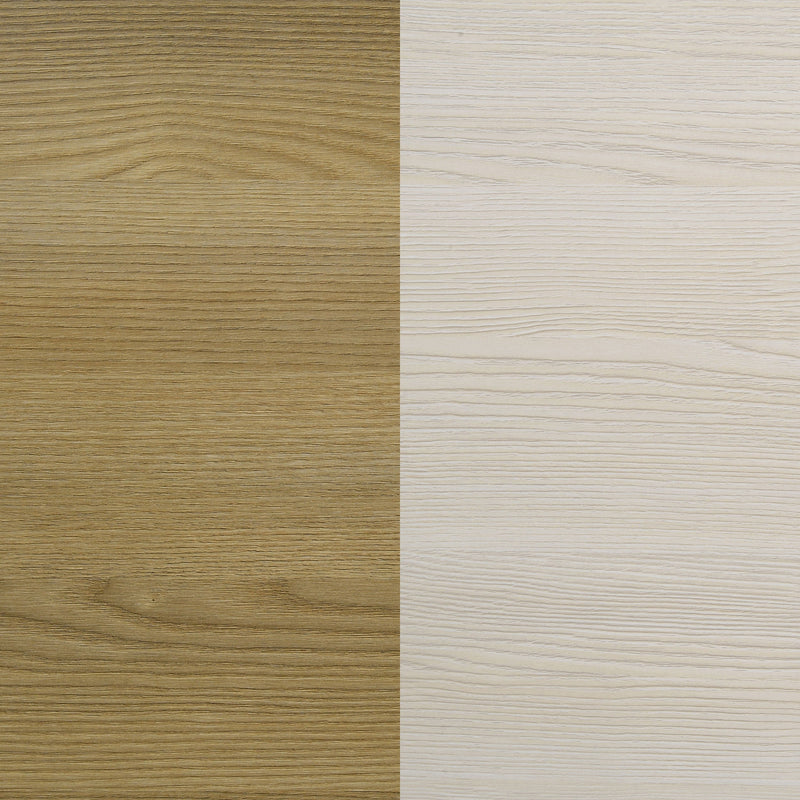 Cama de panel LED Hyland Wood natural y