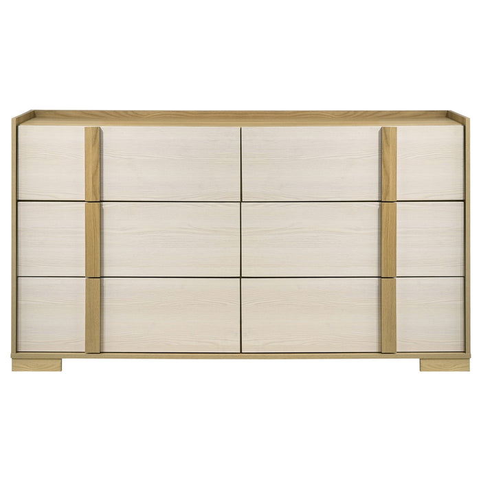 Hyland 6-drawer Dresser Natural
