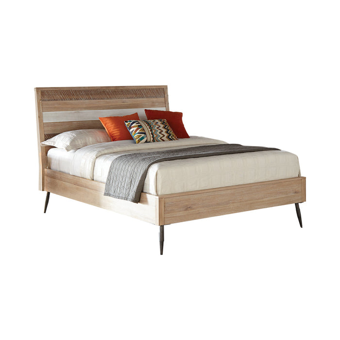 Marlow  Platform Bed Rough Sawn Multi