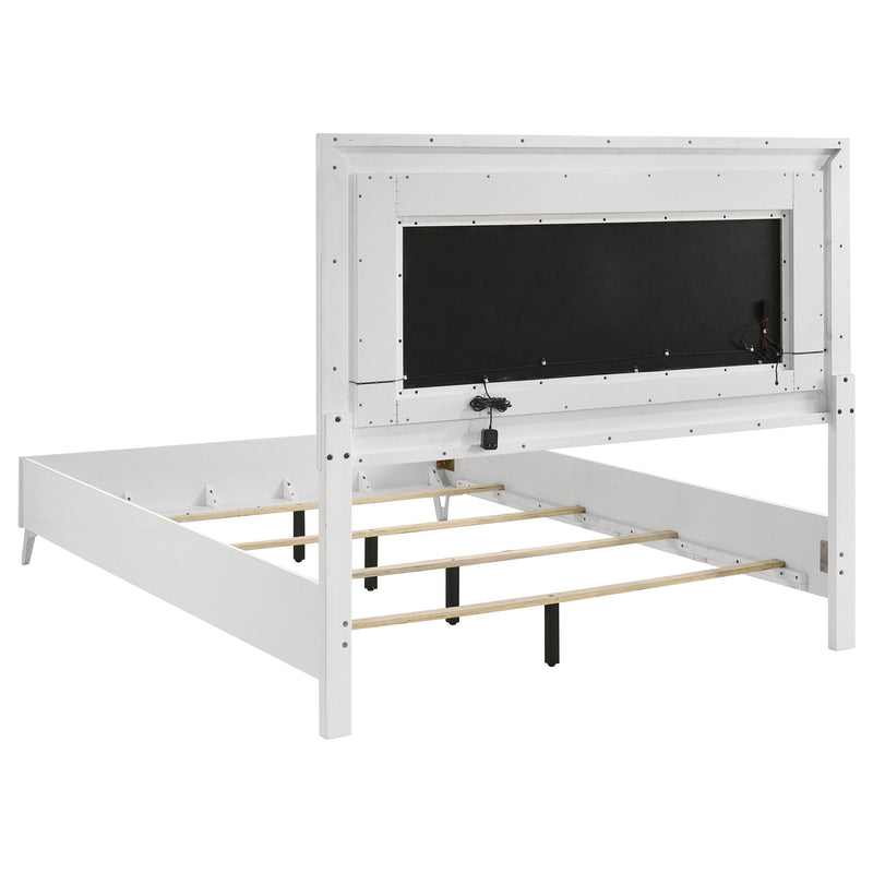Juego de Dormitorio Cassia LED de Alto Brillo
