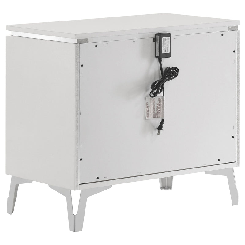 Juego de Dormitorio Cassia LED de Alto Brillo