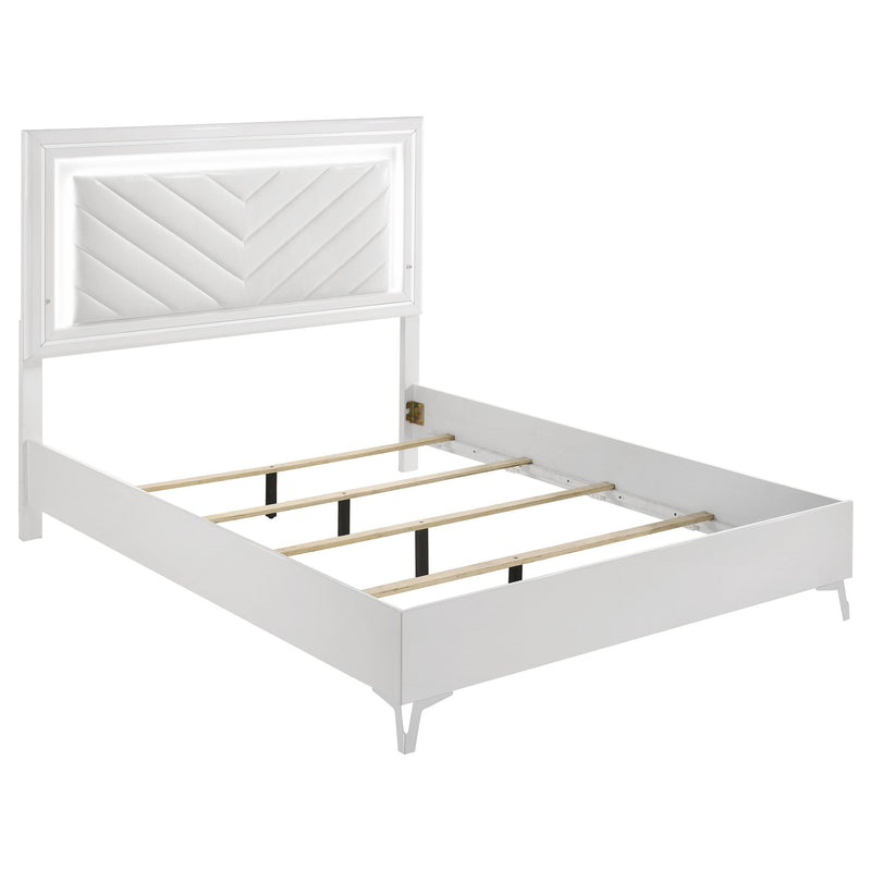 Juego de Dormitorio Cassia LED de Alto Brillo