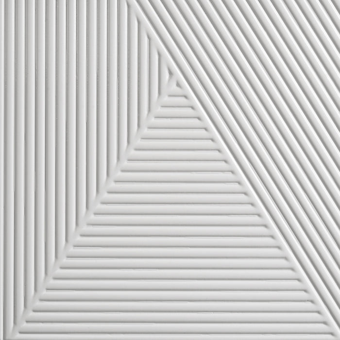 Cassia 2-drawer Nightstand Bedside Table White High Gloss