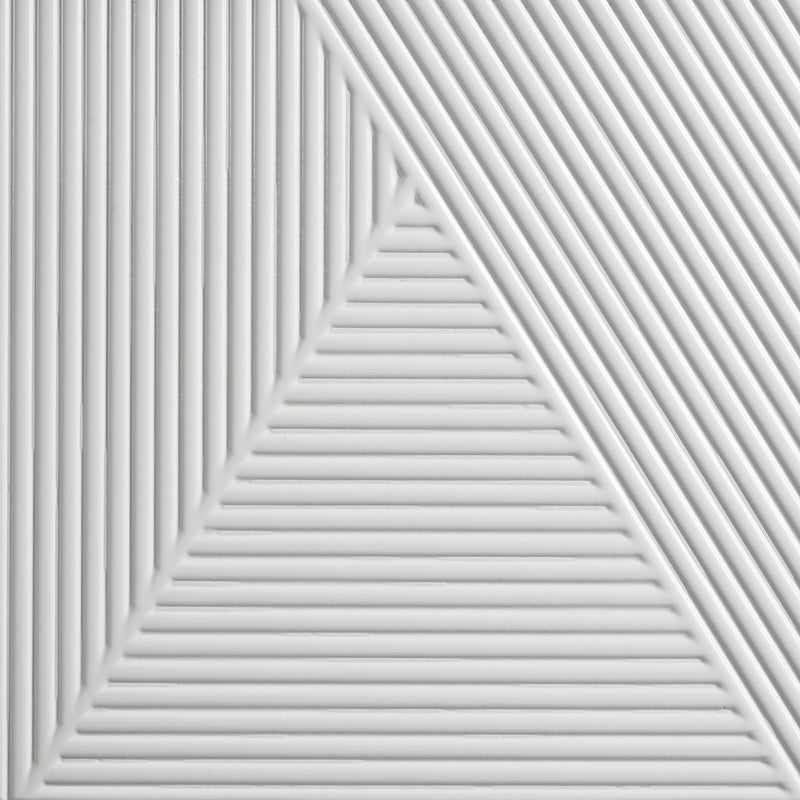 Cassia Cómoda de 6 cajones para dormitorio, color blanco brillante