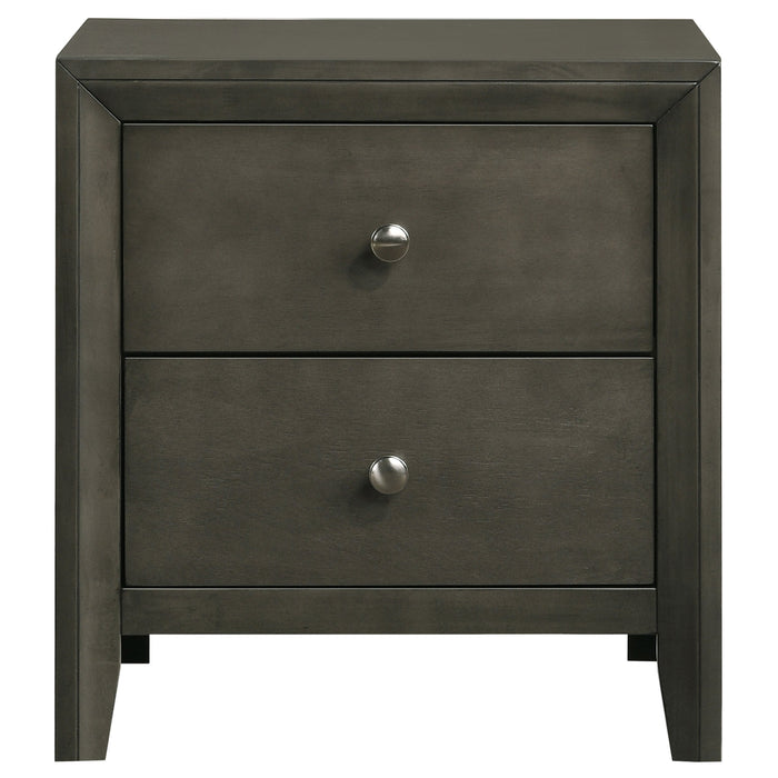 Serenity   Sleigh Bedroom Set Mod Grey