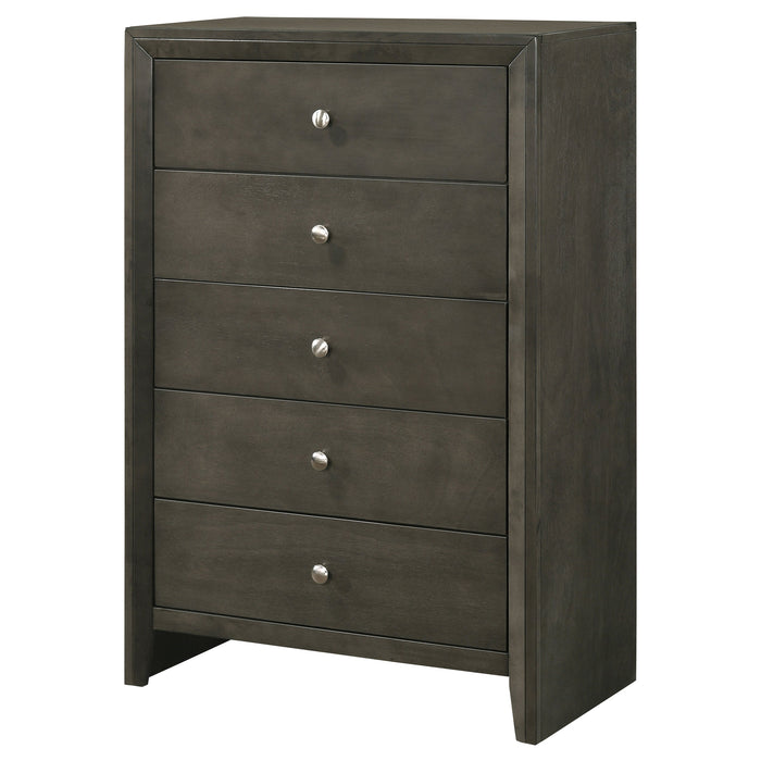 Serenity 5-drawer Chest Mod Grey