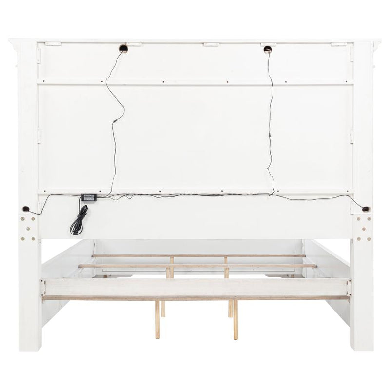 McKinney LED Light Panel Bed