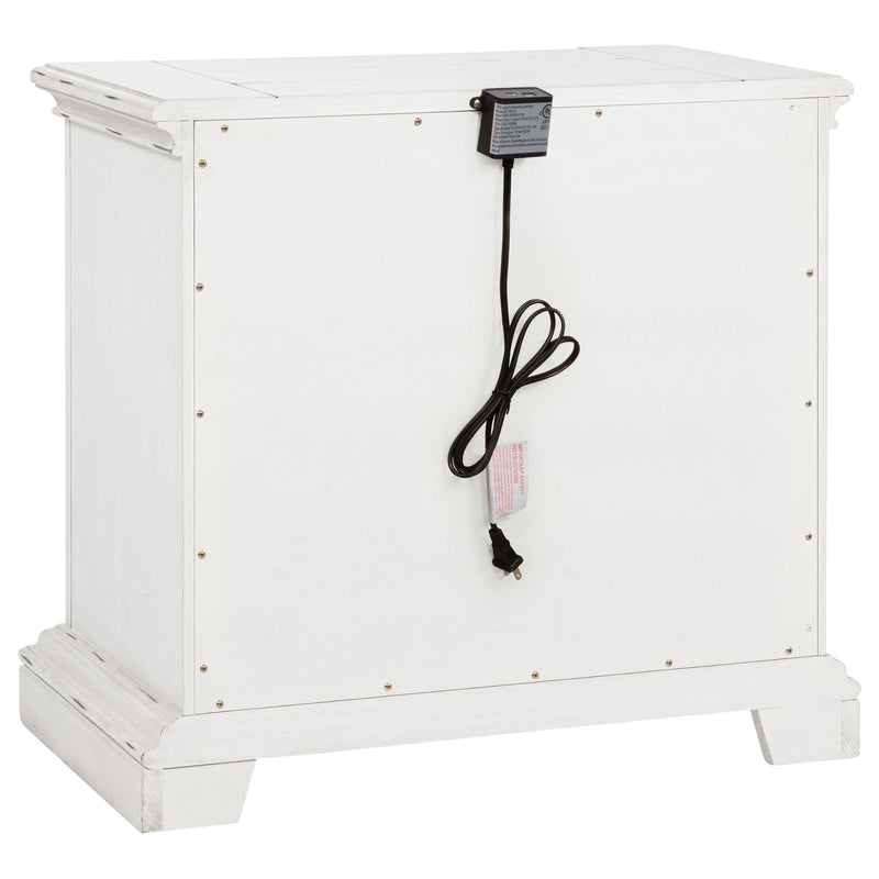 McKinney 2-drawer Nightstand with Dual USB Vintage White