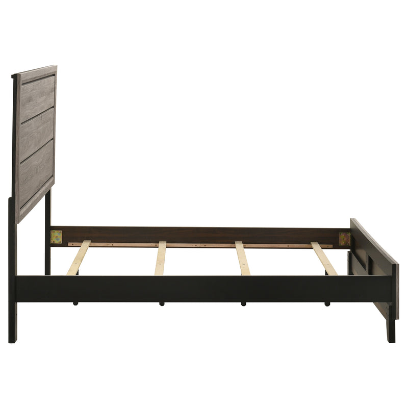 Cama Watson Wood Panel de color topo claro