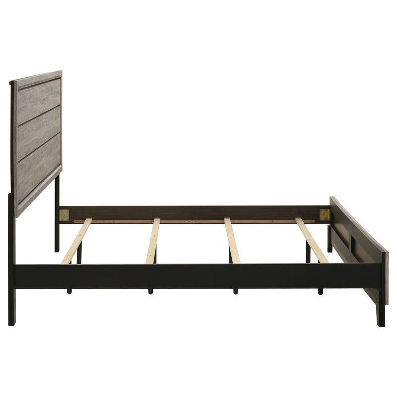 Cama Watson Wood Panel de color topo claro