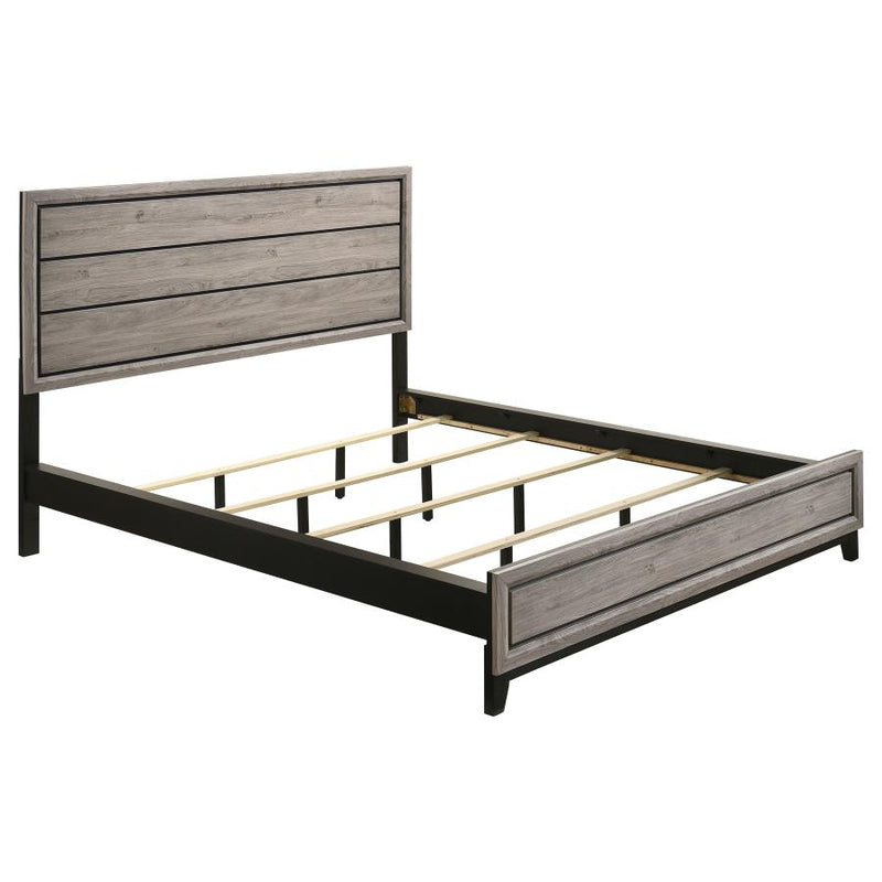 Valen Wood Panel Bed