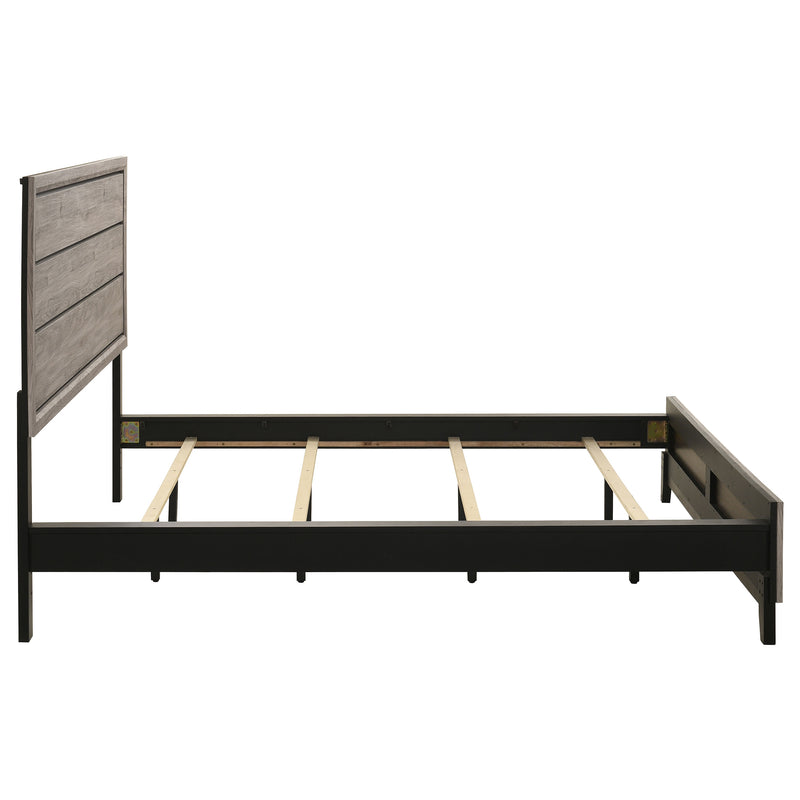 Cama Watson Wood Panel de color topo claro
