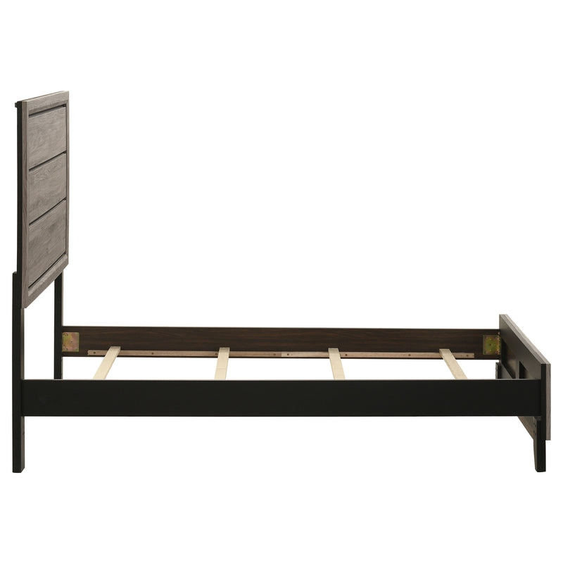Cama Watson Wood Panel de color topo claro