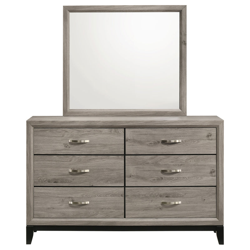 Watson 6-drawer Bedroom Dresser Cabinet Light Taupe