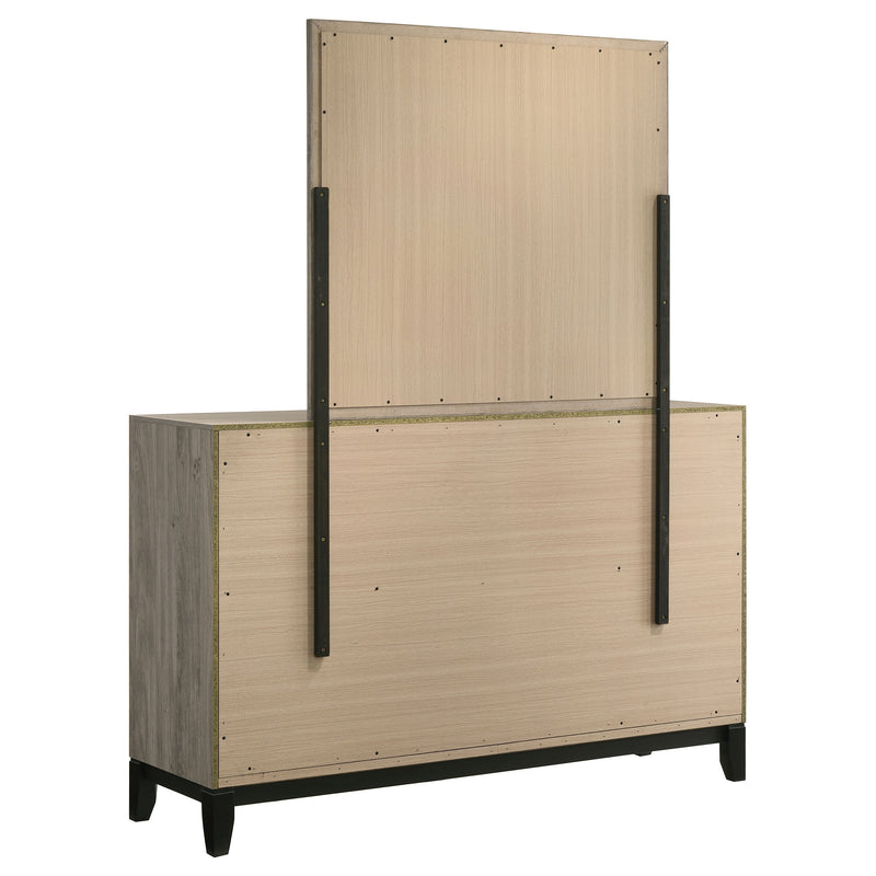 Watson 6-drawer Bedroom Dresser Cabinet Light Taupe